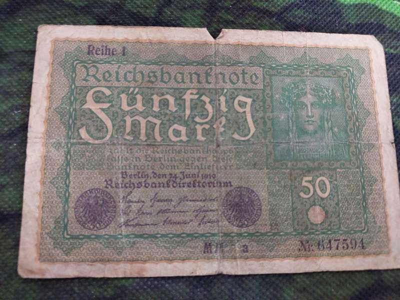 Reichsbanke 50 FR - Very Old