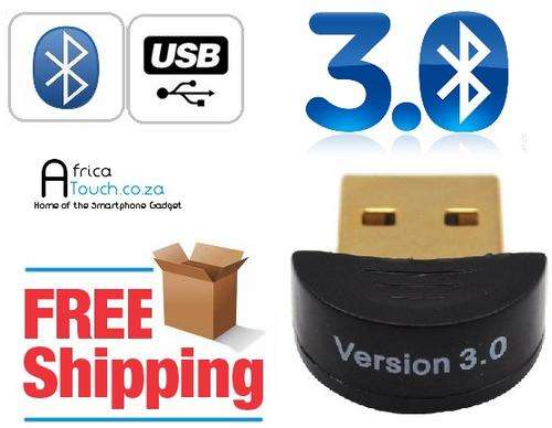 Mini Bluetooth USB 3.0 (Super Fast) + HS Compliant Dongle for Laptop/Desktop - Free Shipping + Gift!