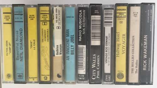 Collection of 12 Cassette tapes  Pre-recorded