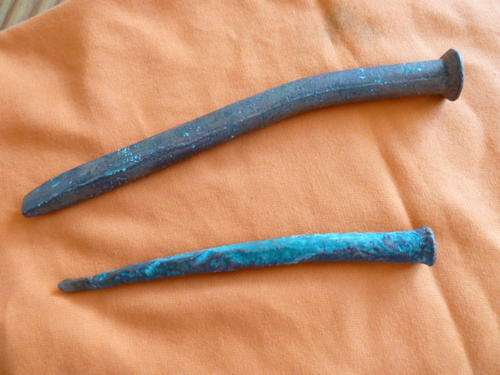 Ship  Sail-Ship Nails or Circa 1768 - found Off the coast of Port elizabeth RSA