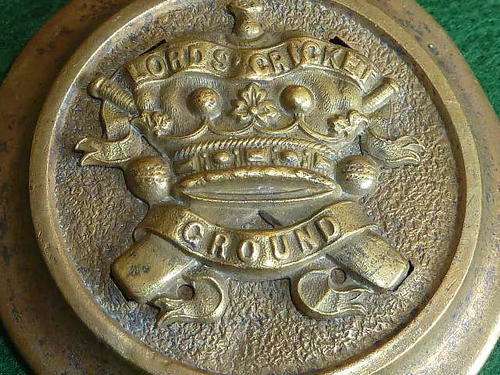 Cricket belt BUCKLE of 1889