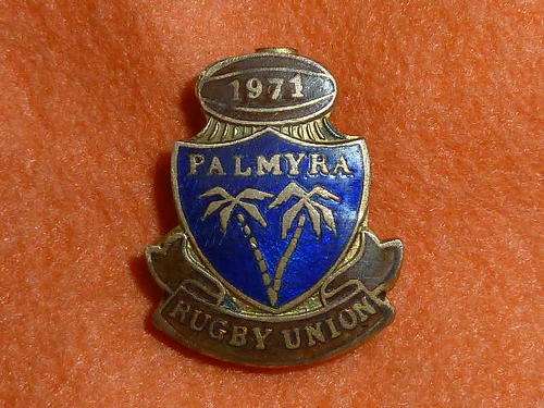 RUGBY  UNION Badge of  PALMYRA