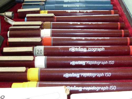 Architecture Drawing Pens , ROTRING  &  STAEDTLER & Sheaffer Drawing Pens  and inks