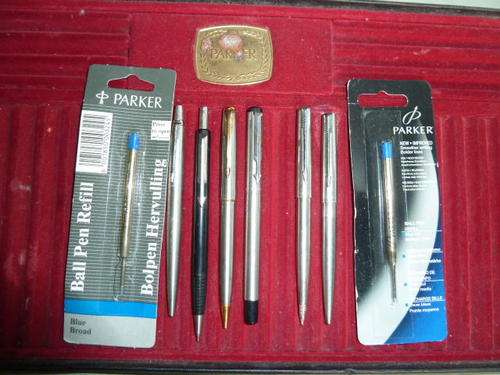 Parker Silver set and Other Parker pens