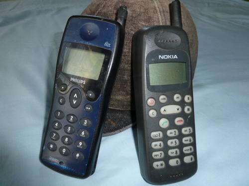 Early Cell phones  known as " Bricks"