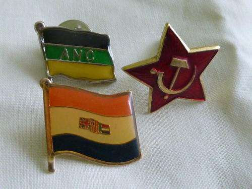 ANC, RSA, communist Badges