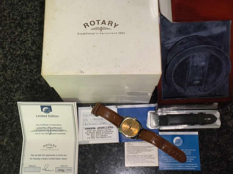 Rotary Elite Automatic watch, 404 of 500 ever made