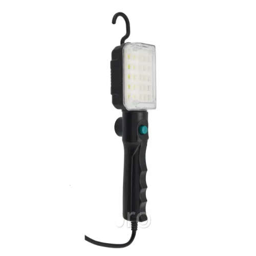 Portable LED 25 LED Light Cable 10m with Magnet and Hook Black