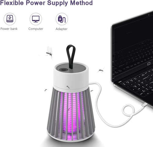 Mosquito Killer Portable Electric Mosquito Killer Lamp Rechargeable Electronic Bug Traps