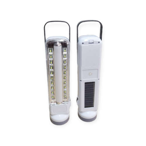 Solar Powered LED Rechargeable Emergency Light Torch