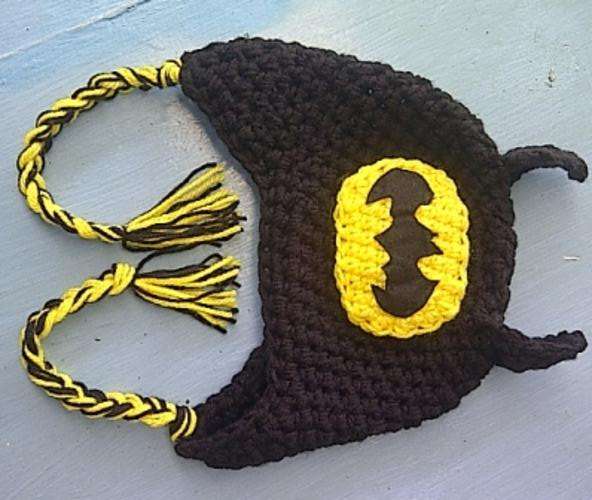 Crafty Stuff: Crochet Baby "Batman Hat