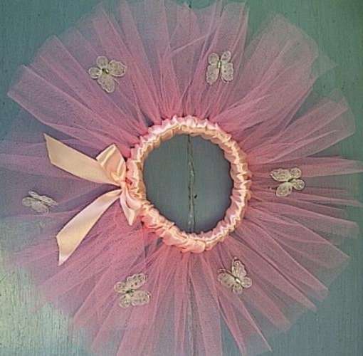 Crafty Stuff: Crochet Baby Photo Props..Pink TUTU with Butterflies
