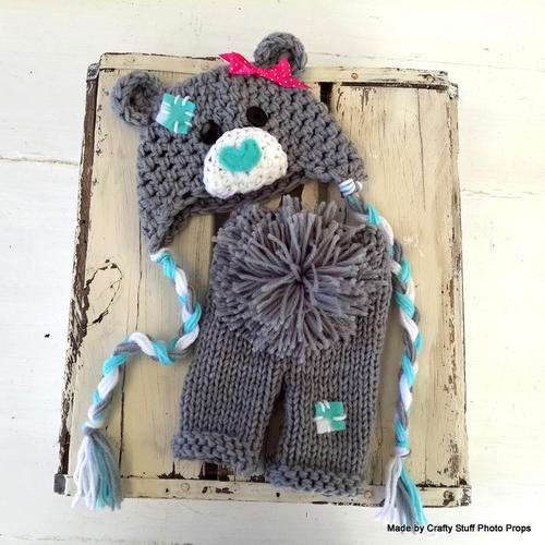 Crafty Stuff :   "Tatty Teddy Bear Set"  MADE TO ORDER 0-3 months
