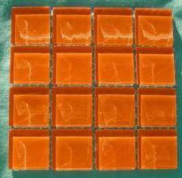 Crafty Stuff:  Mosaic Crystal Glass Tiles: orange