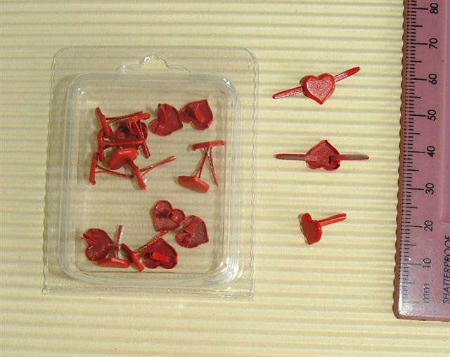 Crafty Stuff:  Red Heart Brads (20)