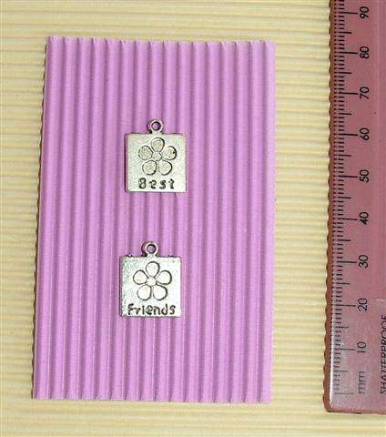 Crafty Stuff: Metal BEST FRIENDS Embellishment