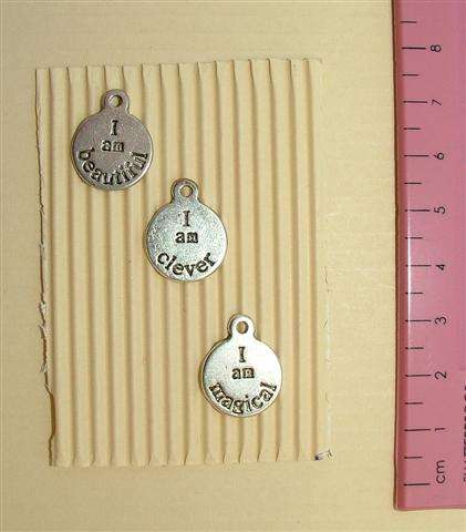 Crafty Stuff: Metal "I am" Embellishment