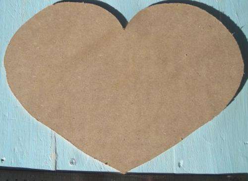 Crafty Stuff: Mosaic/ Decopage/ Paint  Blanks : Big rounded Heart