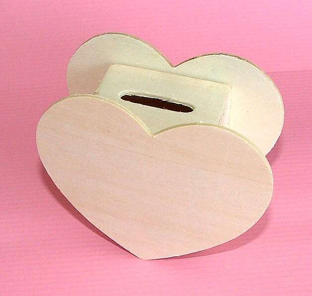 Crafty Stuff:   Cute Kids Heart moneybox, decorate any way you like!