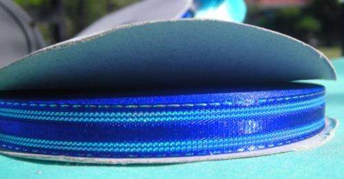 Crafty Stuff: Ribbon  BLUE STRIPE (per meter)