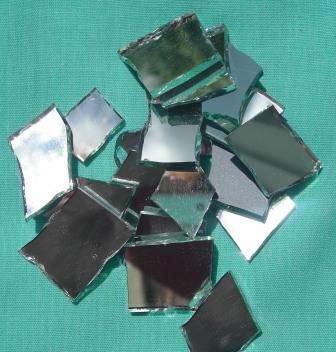 Crafty Stuff: Mosaic tiles : Mirror Pieces (offcut random)