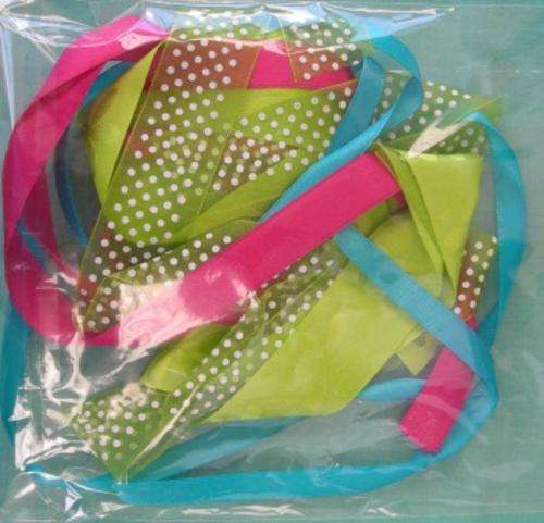 Crafty Stuff: Ribbon Selection: Lime & Pink