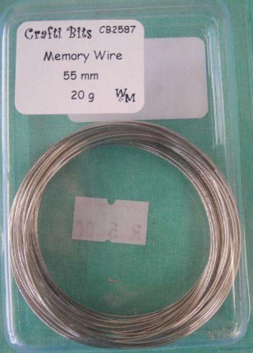 Crafty Stuff: Memory Wire 55mm x 20g