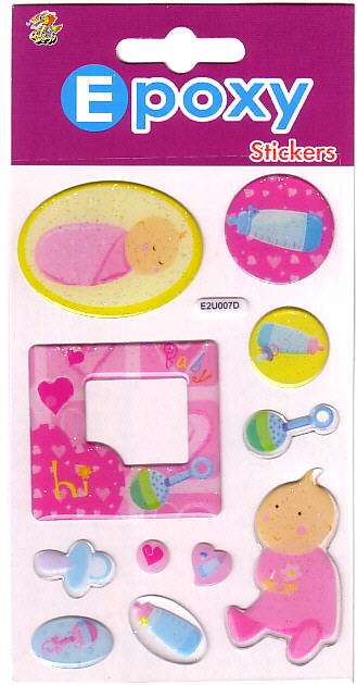 Crafty Stuff: Sticker BABY Frame