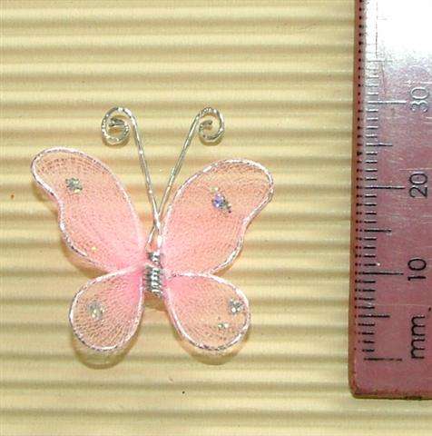 Crafty Stuff: Glitter Butterfly : Pink
