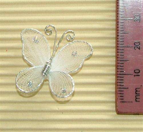 Crafty Stuff: Glitter Butterfly : White