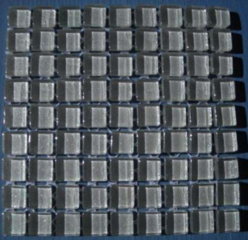 Crafty Stuff:  Mosaic Crystal Glass Tiles: SILVER GLITTER