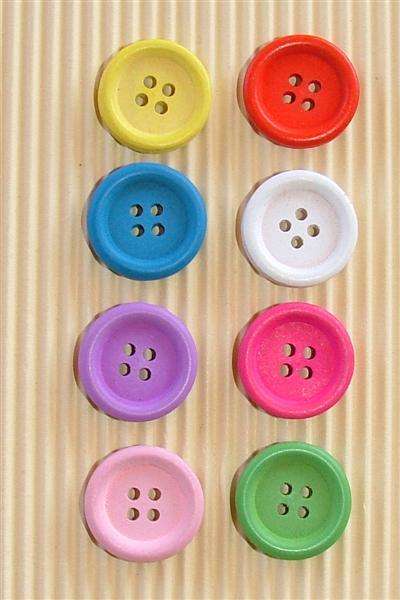 Crafty Stuff: Wooden Button Variety for scrapping.