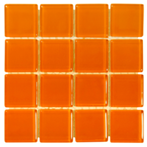 Crafty Stuff:  Mosaic Crystal Glass Tiles: Orange