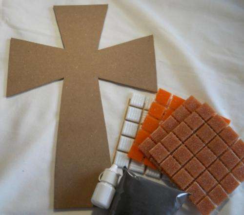 Crafty Stuff: MOSAIC CROSS KIT AUTUMN