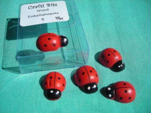 Crafty Stuff: Wooden Ladybug Red