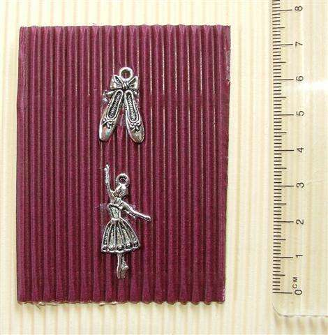Crafty Stuff: Metal Ballet charms (2)