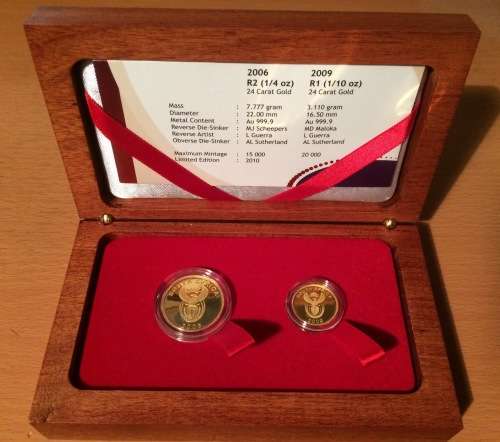 Gold Coins: 2010 FIFA WORLD CUP  SOUTH AFRICA Zakumi Mascot Coins
