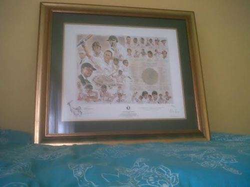 Richie Ryall limited edition autographed print - Pat Symcox Testimonial