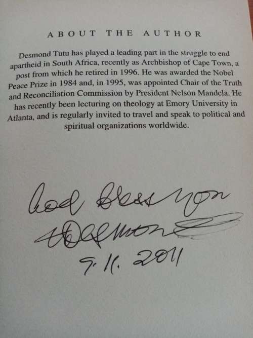 No Future without Forgiveness - Autographed by Desmond Tutu