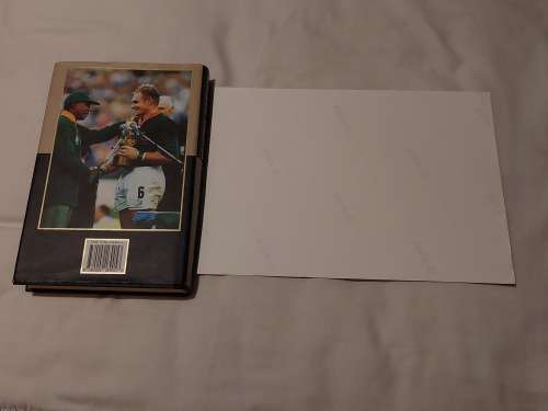 Francois Pienaar Autographed Book and Photo