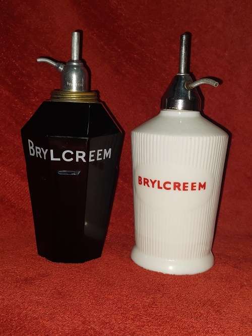 Brylcreem Vintage Barber shop Dispensing bottles