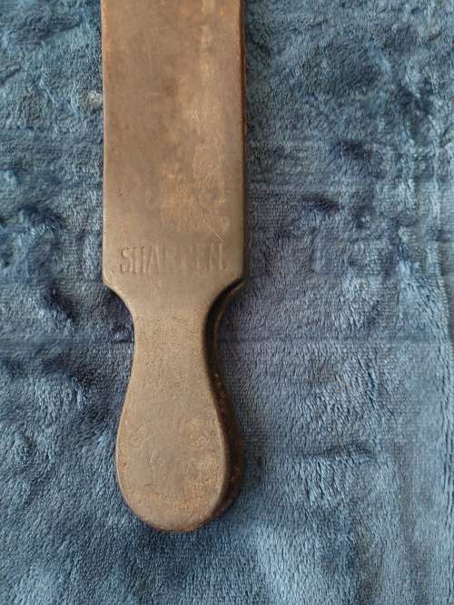 Vintage Cut Throat straight Razor, Strop & Sharpening stone