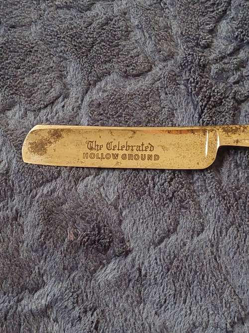 Vintage Cut Throat straight Razor, Strop & Sharpening stone