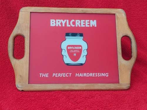 Vintage Framed Brylcreem Mirror