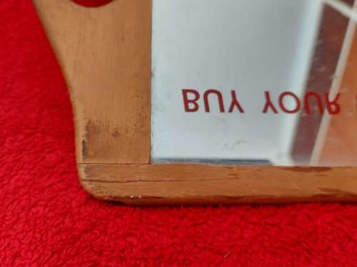 Vintage Framed Brylcreem Mirror