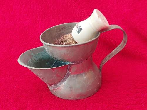 Vintage Barber Shop Shaving mug with Shaving brush