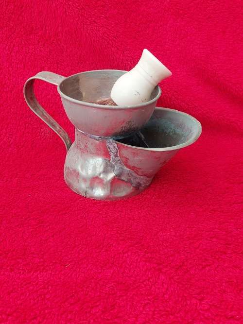 Vintage Barber Shop Shaving mug with Shaving brush