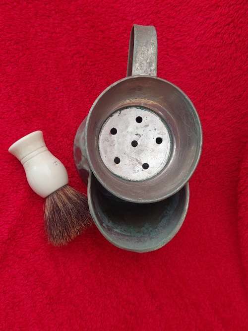 Vintage Barber Shop Shaving mug with Shaving brush