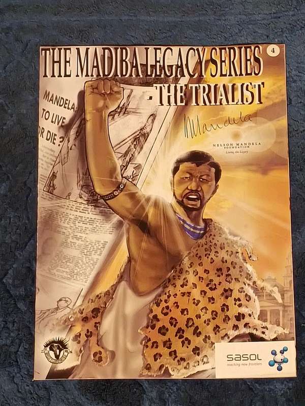 Nelson Mandela Autographed Comics - X5 with COAs