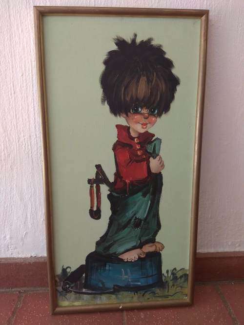 Montmartre Oil Painting - Boy